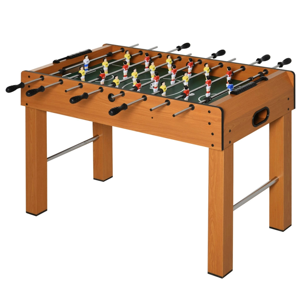 EasyComfort Calcio Balilla Professionale per Adulti e Famiglia, Tavolo Calciobalilla per Adulti, Tavolo da Biliardo Billiardino con 2 Palline, Segnapunti e 22 Giocatori, 122x61x80.7cm