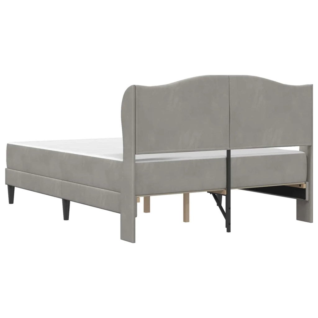 Struttura del letto Grigio Chiaro 140 x 190 cm Velluto 3415202