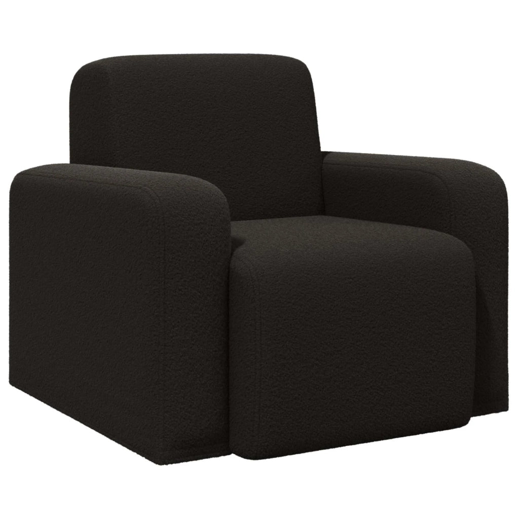 Poltrona Nero Bouclé 42042452