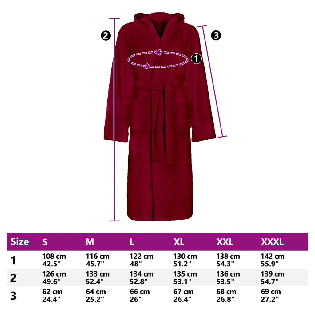 Accappatoio KINN Rosso M Cotone CFW1877681
