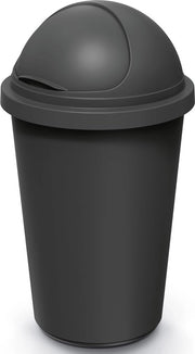 Contenitore di Rifiuti 50L con Coperchio Scorrevole - Raccoglitore di Rifiuti Duraturo con Materiale Riciclato al 100% per Cucina e Ufficio