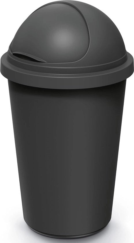 Contenitore di Rifiuti 50L con Coperchio Scorrevole - Raccoglitore di Rifiuti Duraturo con Materiale Riciclato al 100% per Cucina e Ufficio