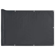 Schermo da balcone | Paravento da Balcone Antracite 400x75 cm in PVC