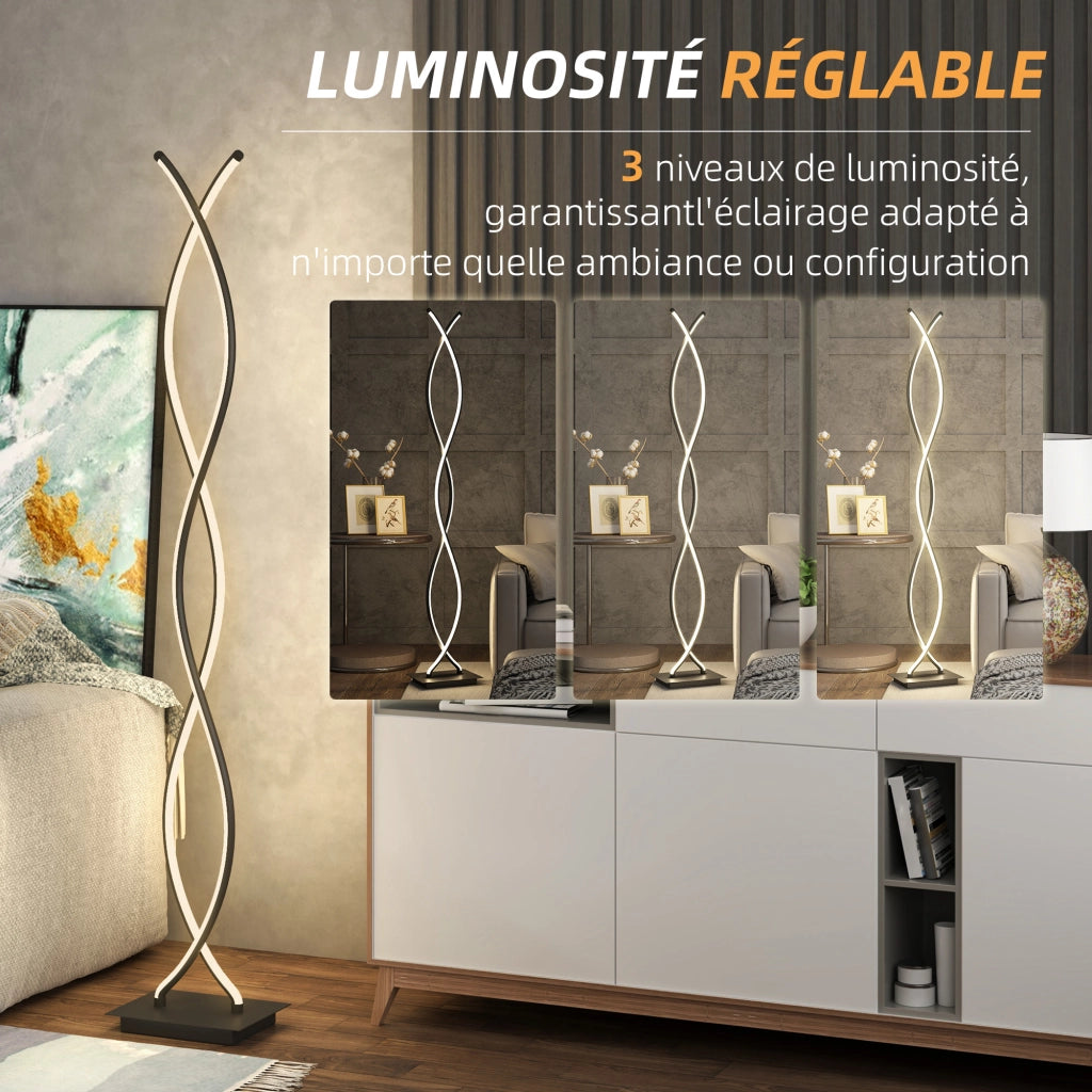 Lampada da terra ¨C Minimal ¨C nero