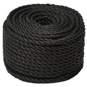Corda da Lavoro Nera 14 mm 25 m in Polipropilene 153021