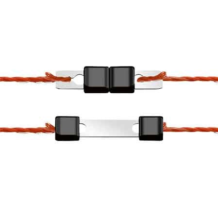 CONNETTORE PER FILO ELETTRIFICATO 'LITZCLIP' Conf. 10 pezzi