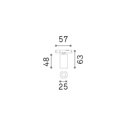 Faretto Deva 1 Luce Led Nero 2.5W Ip20