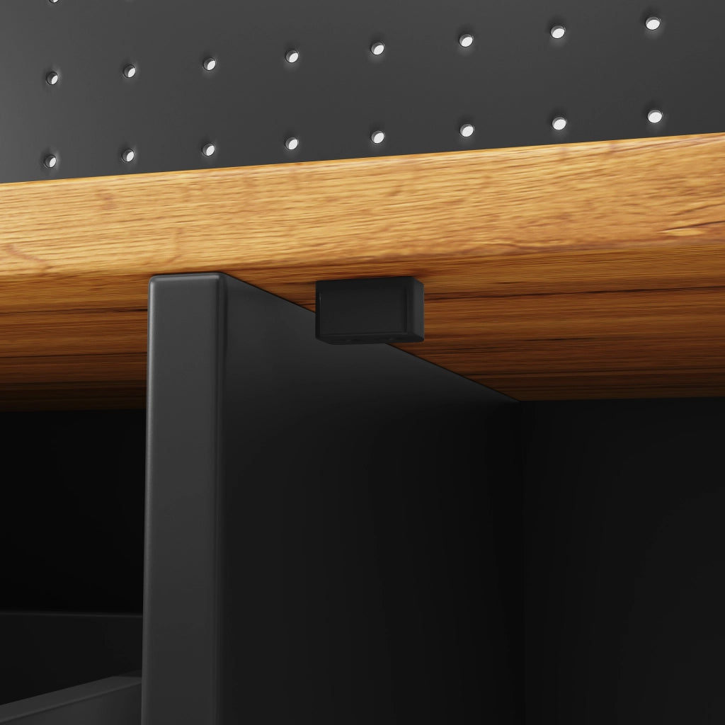 Credenza con ante scorrevoli in vetro LED controllabili via app portabottiglie e bacheca nera 145 × 39 × 171 cm