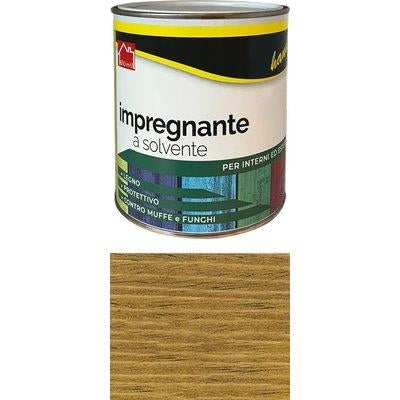 IMPREGNANTE A SOLVENTE WORKIT - NOCE CHIARO  LT 2,5- 2 pezzi