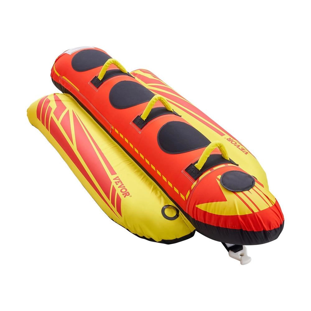 Tubo Trainabile per Barche 1-3 Persone Carico 231kg Tappetino Gonfiabile per Sport Acquatici e Feste Nautiche