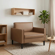 Poltrona XL Cappuccino Similpelle 42043523