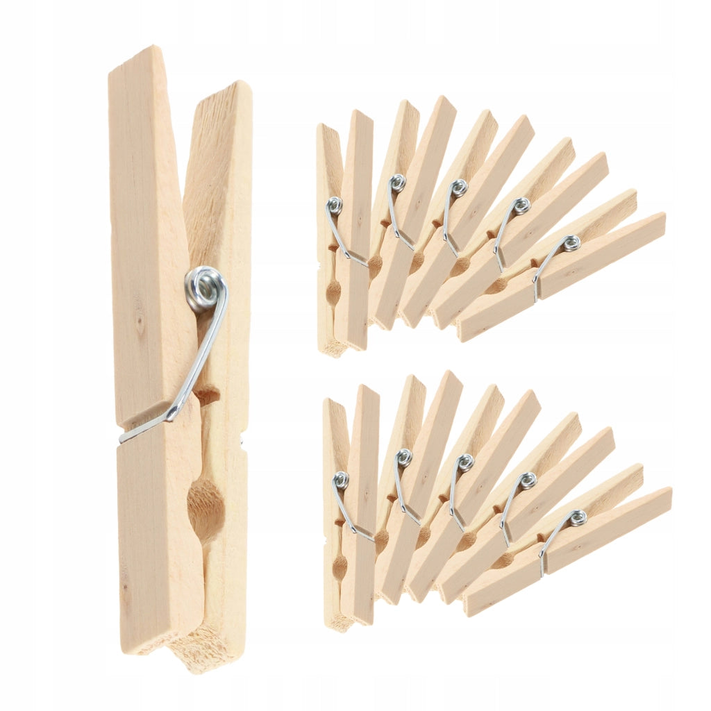 Mollette per bucato in legno KADAX, 10 pezzi