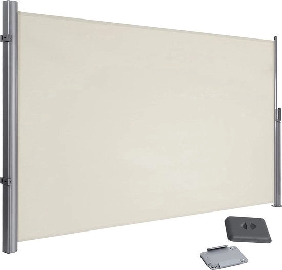 schermo da vento beige