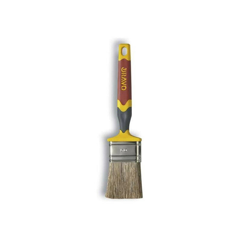 Pennello Piatto per Legno Pittura Smalto Manico Soft Touch Nespoli 20 25 40 50 Larghezza Setola: N. 50