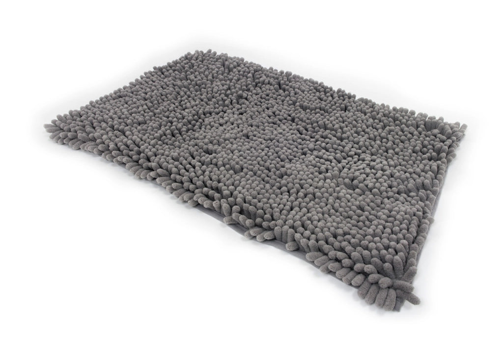 Tappeto Bagno Retro Gommato Antiscivolo Lavorazione Shaggy Modello Passatello - 50x80 - Stone