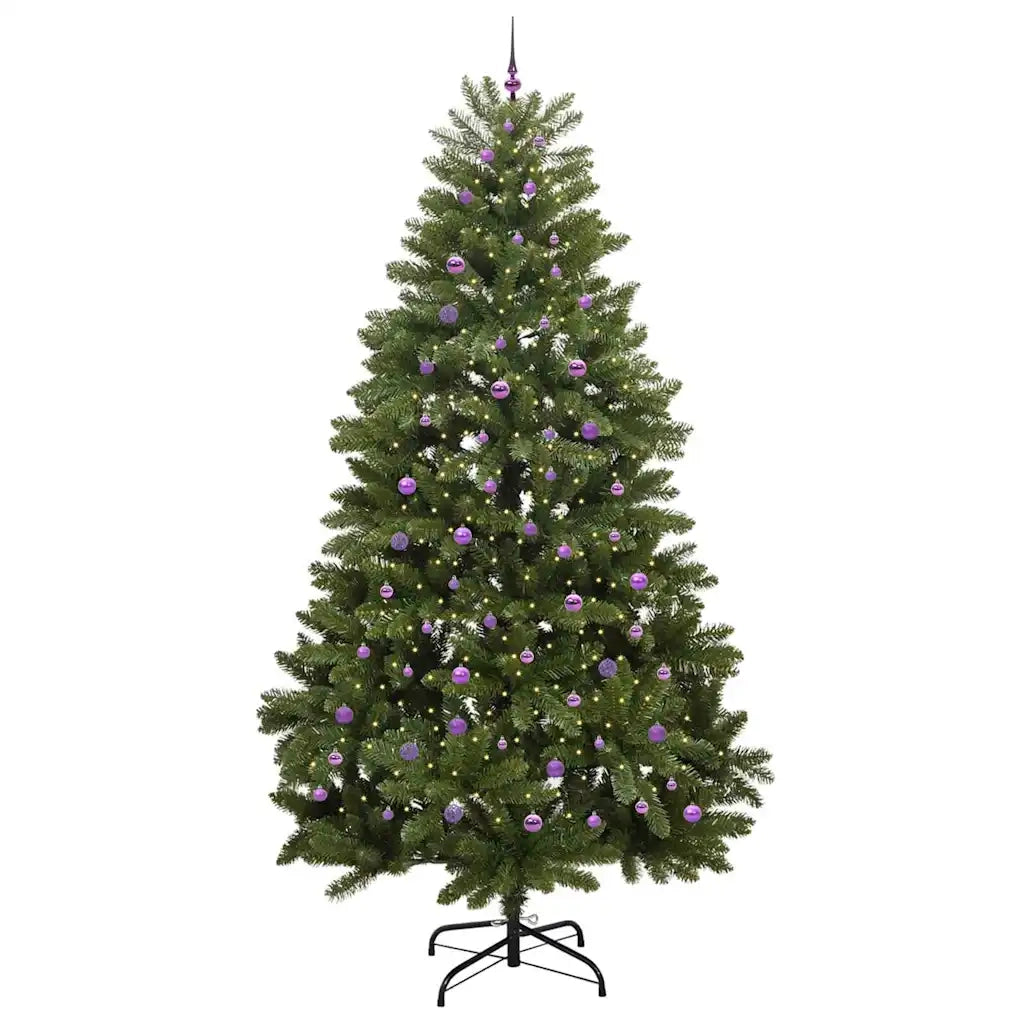 Albero di Natale artificiale 300 cm 300 LED Bianco caldo Verde 3395727
