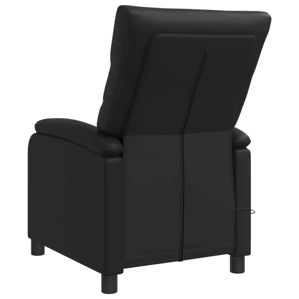 Poltrona Massaggiante Nero Similpelle 42034901