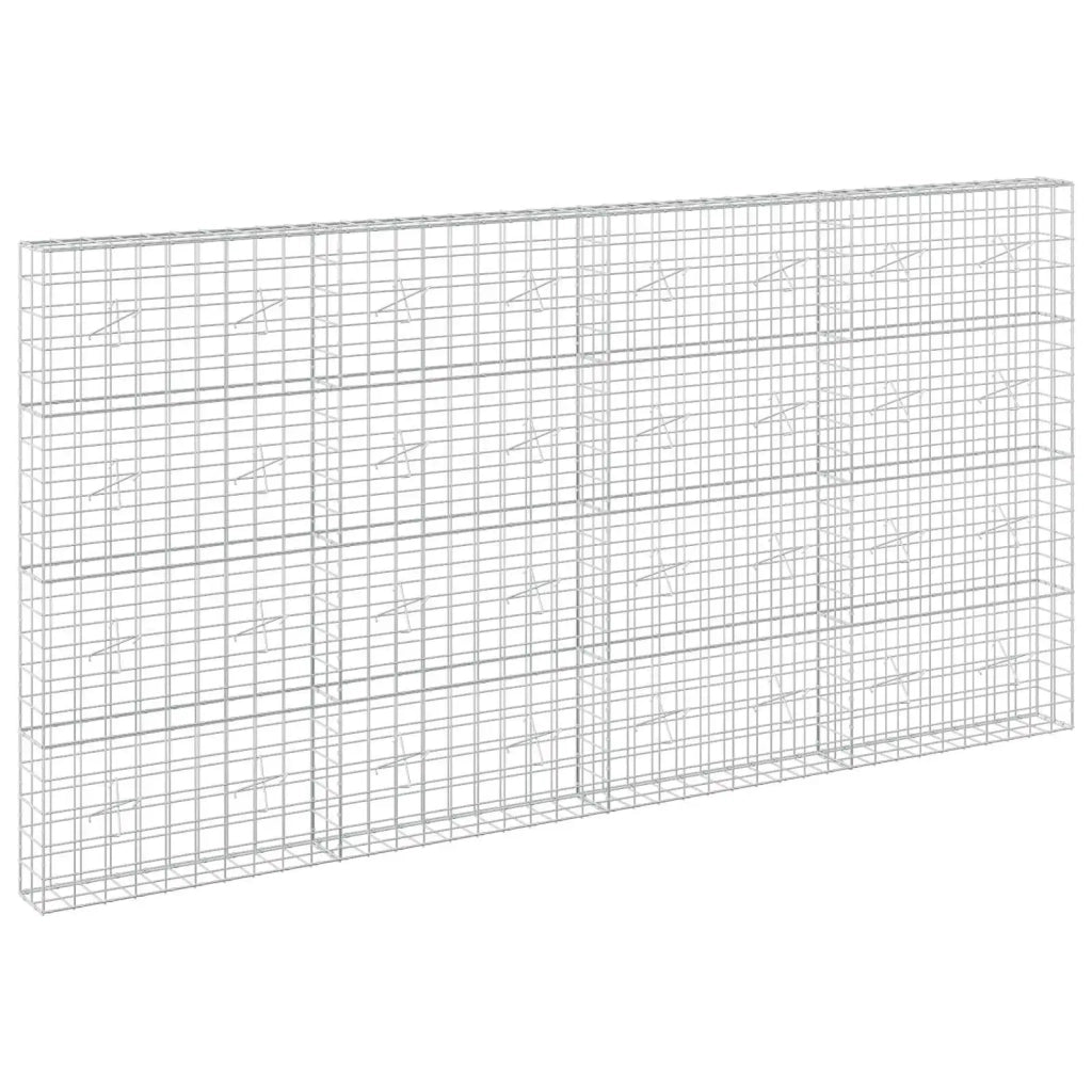 Gabione con Filo da 3,5 mm e Rete da 10x10 cm 400x20x200 cm 3463154