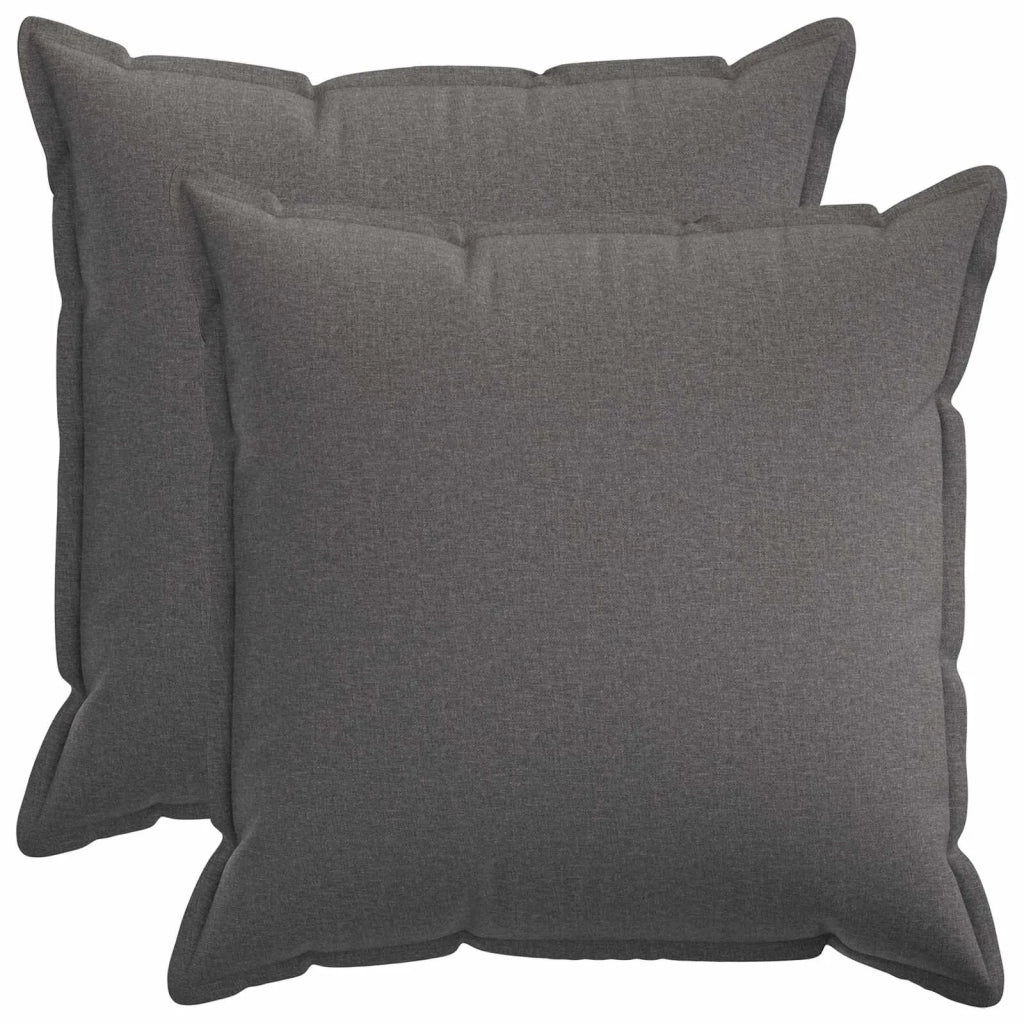 Cuscino 2 pz HOUTEN Grigio Chiaro 60 x 60 cm Lino 936097