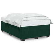 Letto matrimoniale | Letto per adulti | Giroletto senza Materasso Verde Scuro 120x190 cm Velluto