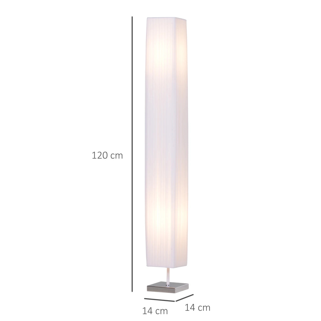 Lampada da Terra Moderna ¨C Xylo ¨C Bianco con Interruttore 120cm