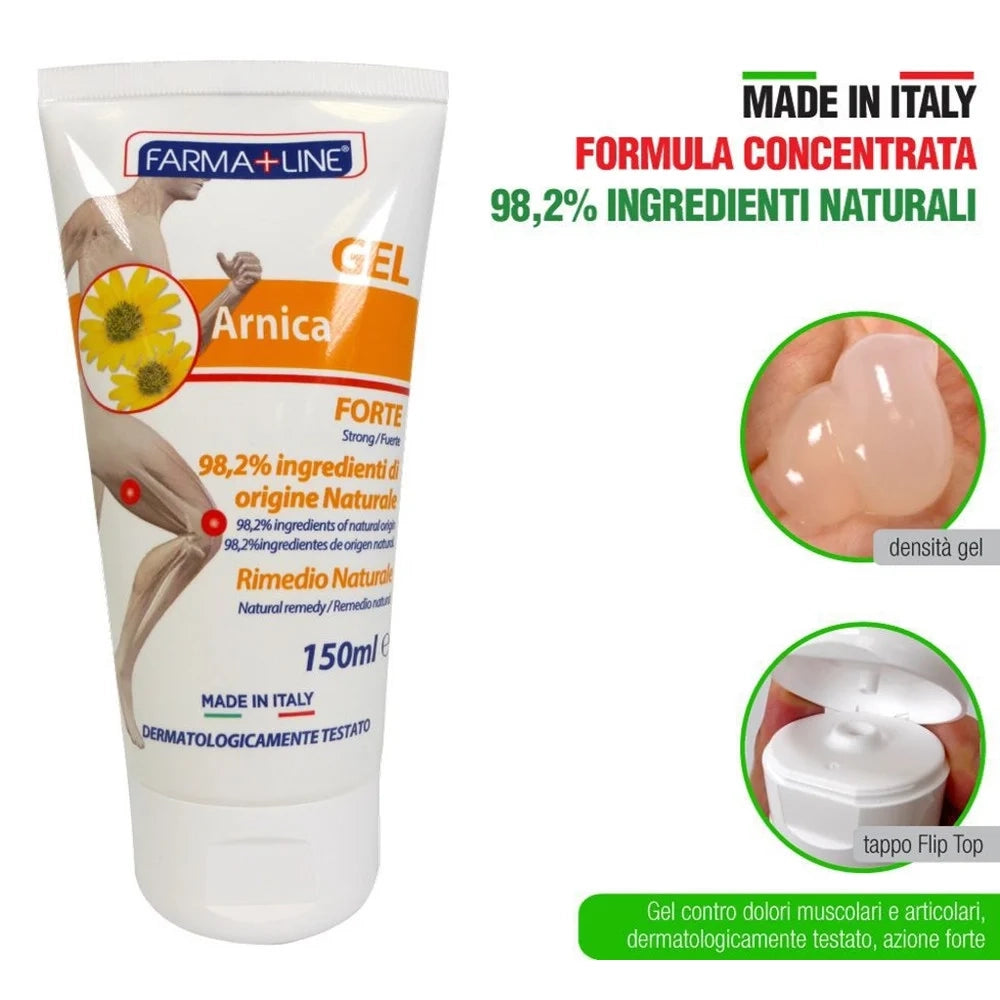 Trade Shop - Crema Gel 150ml Arnica Forte Concentrato Sollievo Muscolare Articolare Naturale Cre4656a -