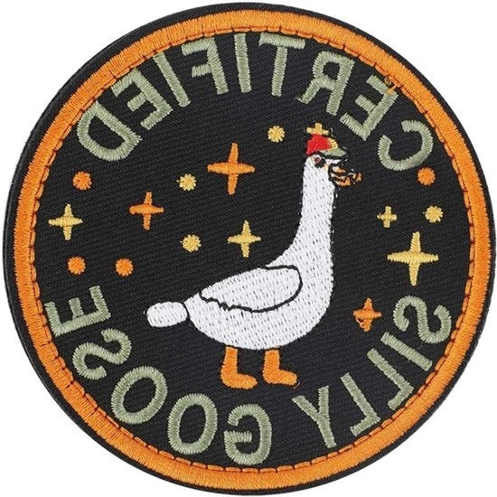 Patch per zaino - Applicazione ricamata - Decorazione divertente con animali - Accessori DIY - Adatto a zaini, cappelli - Decorazione colorata con anatre.