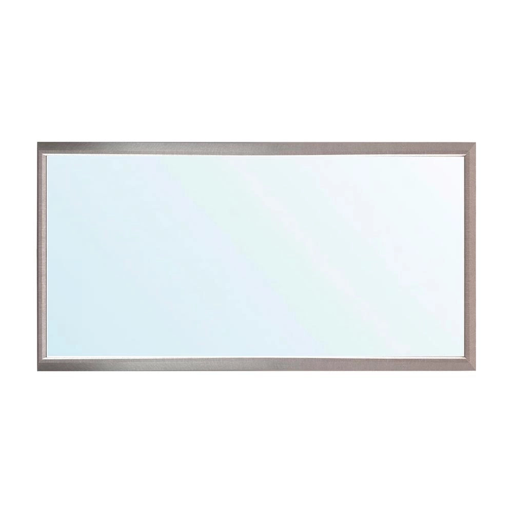 Specchiera Rettangolare con Cornice Sintesi tessuto grigio 127x65 cm. – Eleganza e raffinatezza