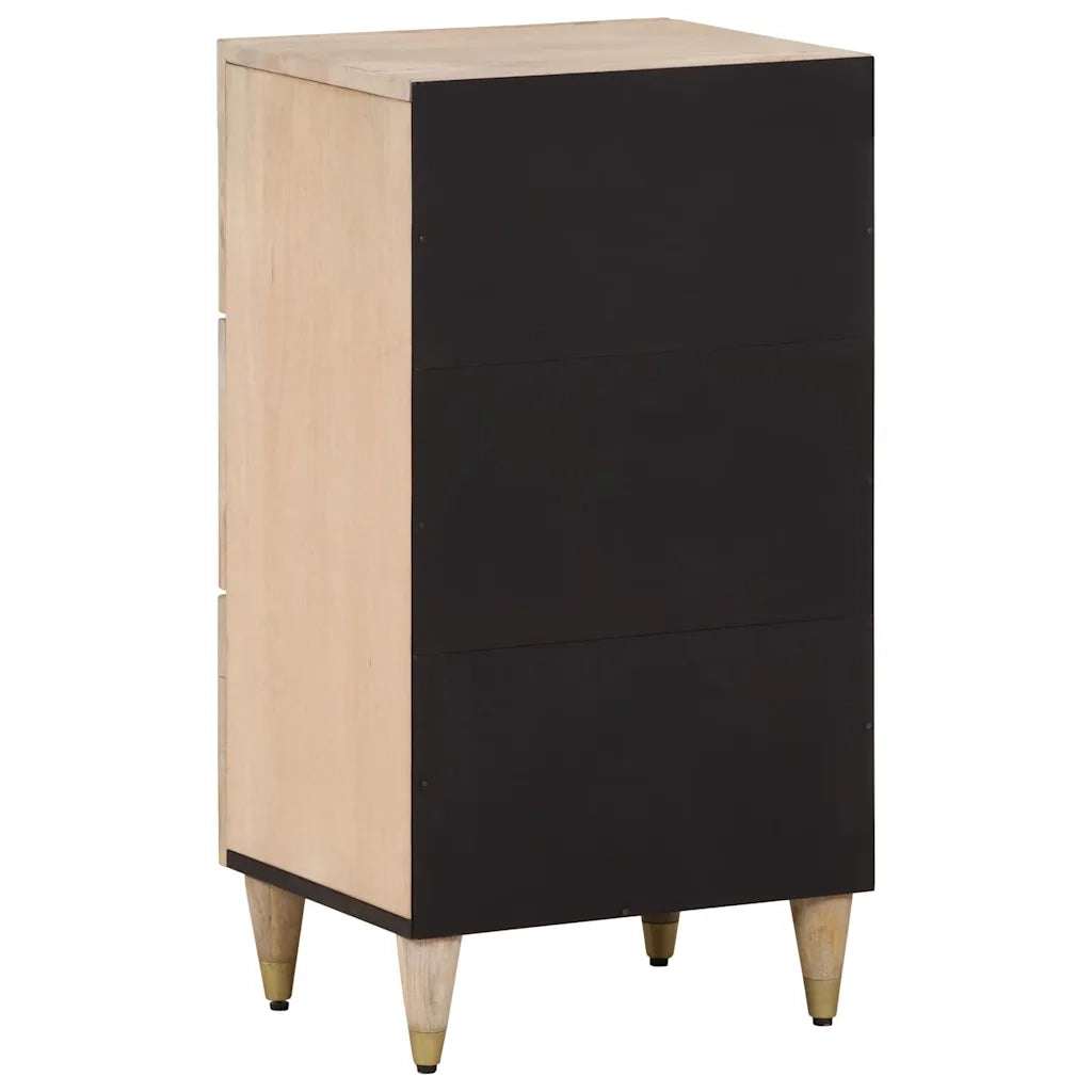 Credenza 40x33x75 cm in Legno Massello di Mango 358271