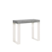Consolle allungabile 90x40/300 cm Tekno Noce telaio Bianco
