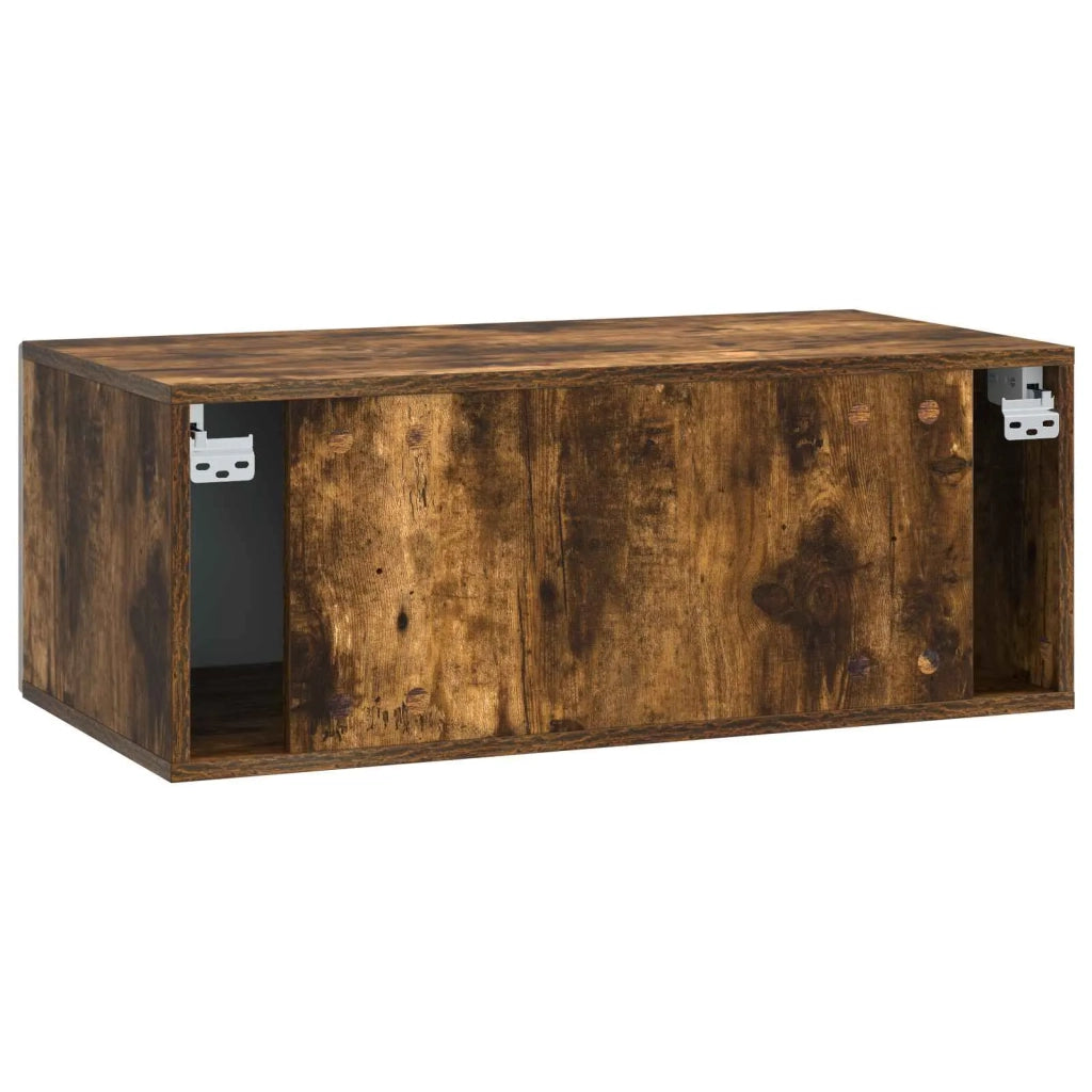 Mobile Porta TV da Muro 59,5 x 31 cm Rovere Fumo 898880