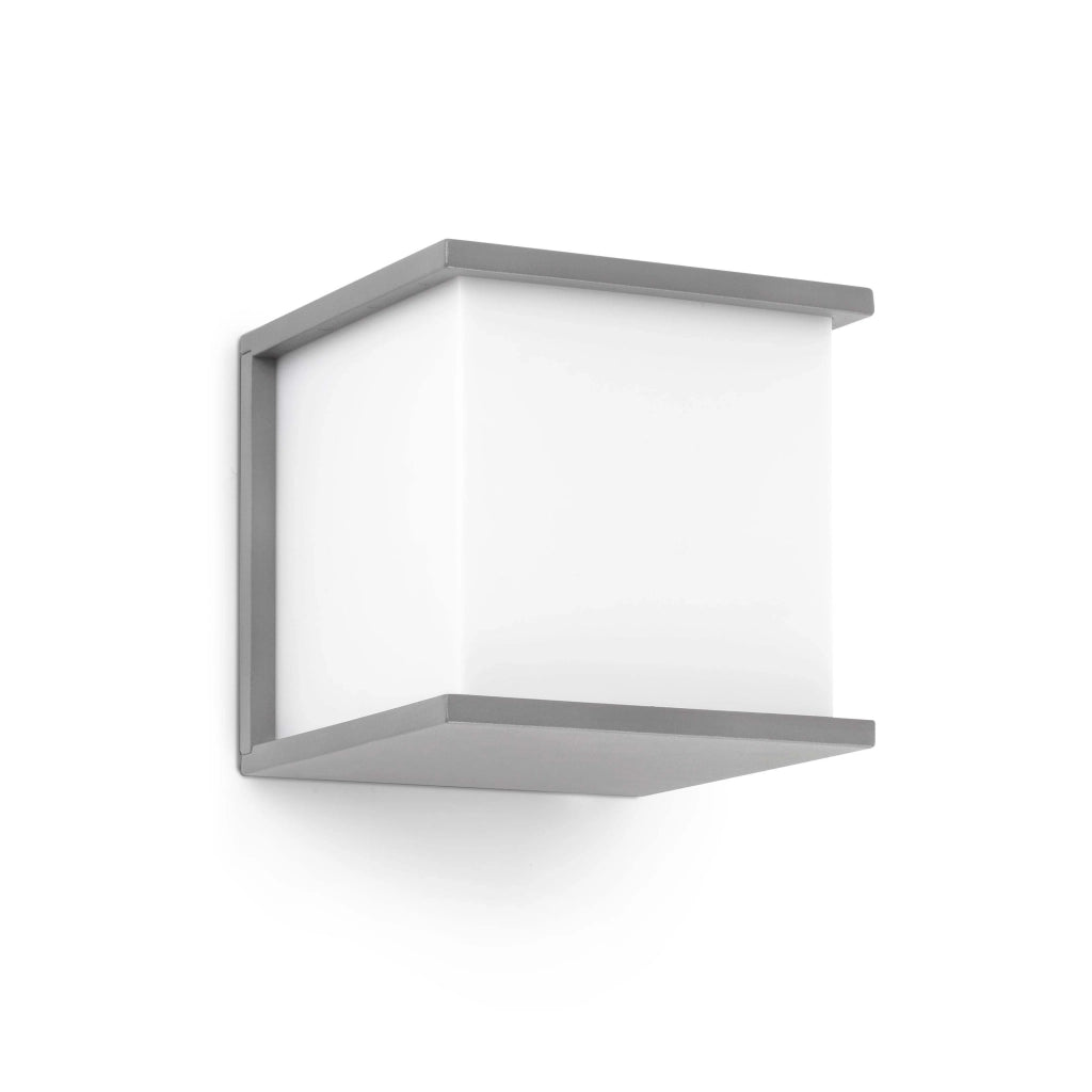 KUBICK, Lampada a Muro per Esterni, Faro Barcelona Colore: Grigio