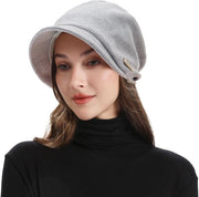 Cappelli di Pellizzone a Doppia Pelle per Donne con Cappuccio - Cappelli di Pellizzone - Protezione dal Freddo e dal Vento