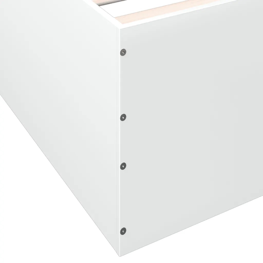 Giroletto-Struttura Letto Bianco 160x200 cm in Legno Multistrato 737147