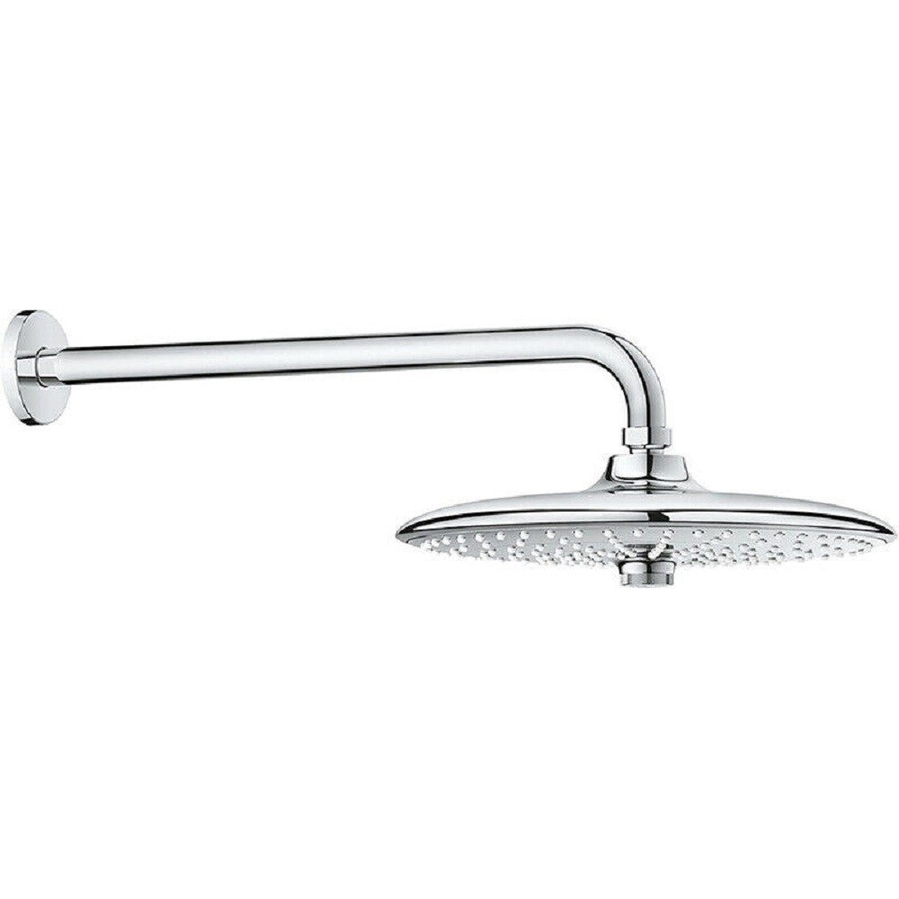 Trade Shop - Braccio Per Soffione Doccia Parete Asta Supporto Universale Per Docce 25 30 35cm -