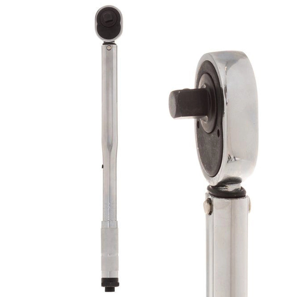 Chiave Dinamometrica 1/2" 28-210 nm in Acciaio 46 cm Regolabile in Continuo