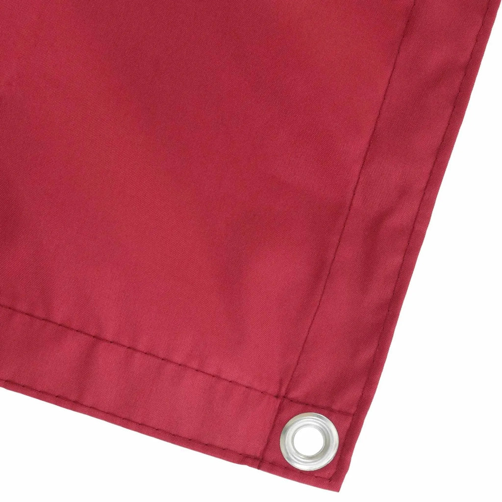 Schermo da balcone | Paravento da Balcone Rosso 100 x 800 cm Tessuto Oxford