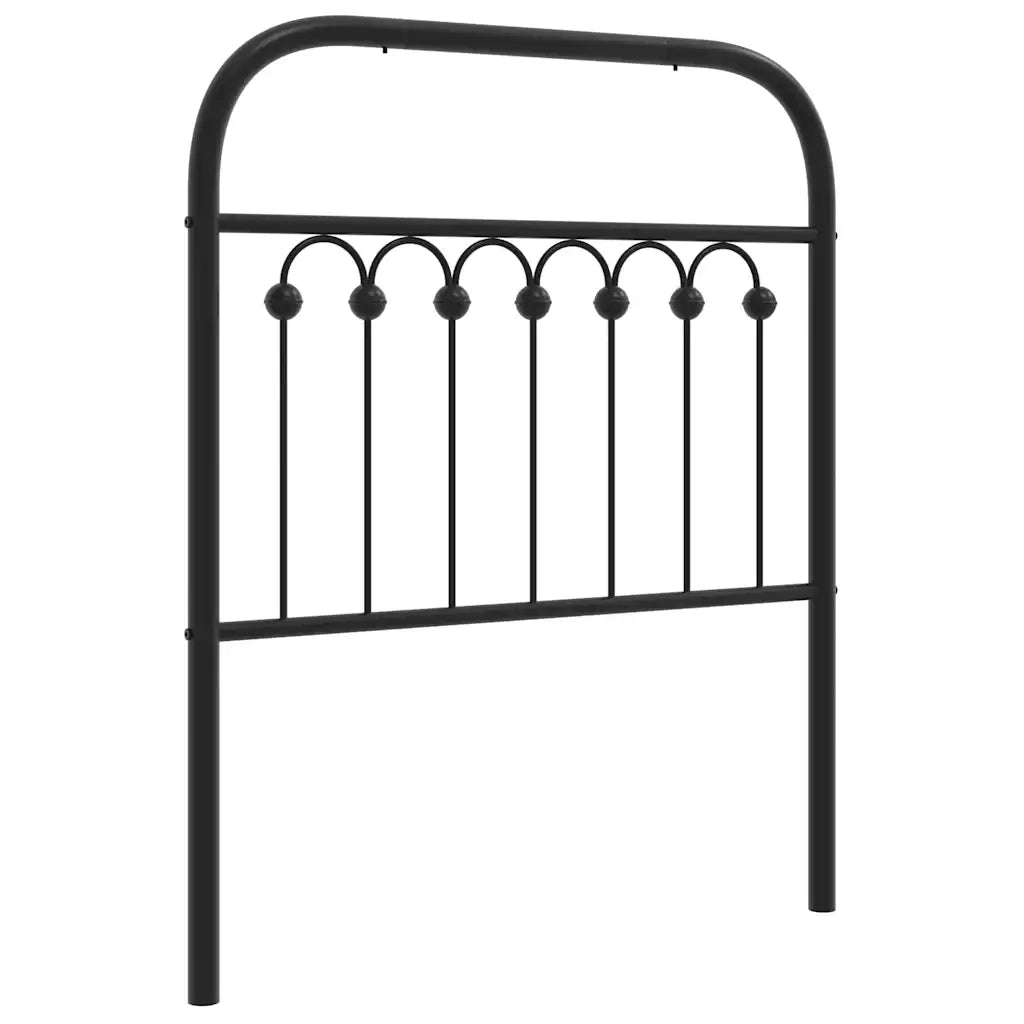 Testiera di Ricambio in Metallo Nero 75 cm 376626