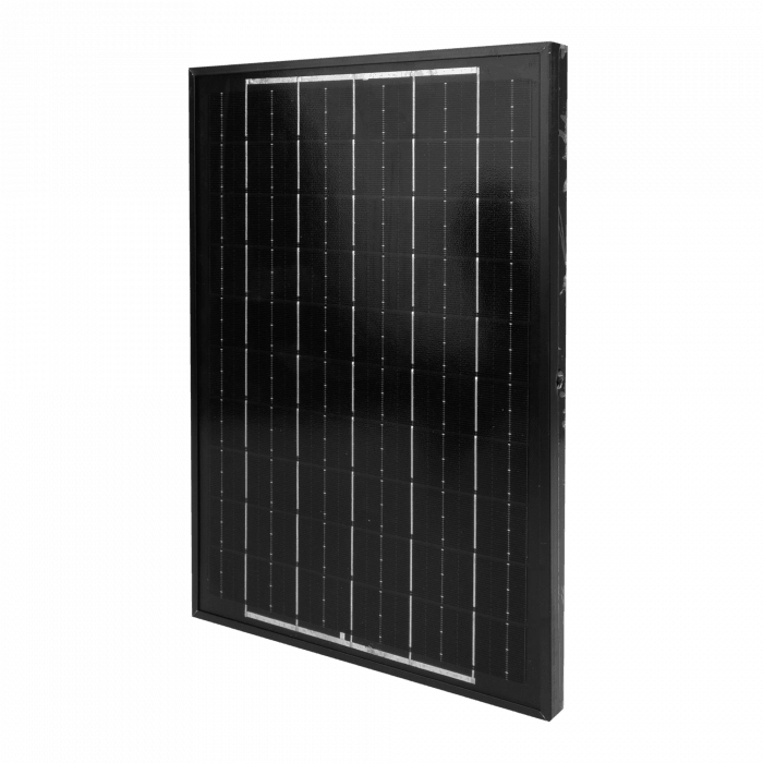 Faro LED solare 100W 4000K telecomando sensore IP65