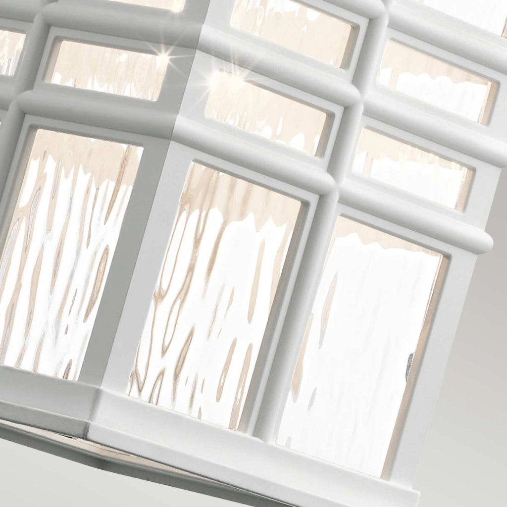 Applique esterno bianco E27 60W Beacon Square Kichler