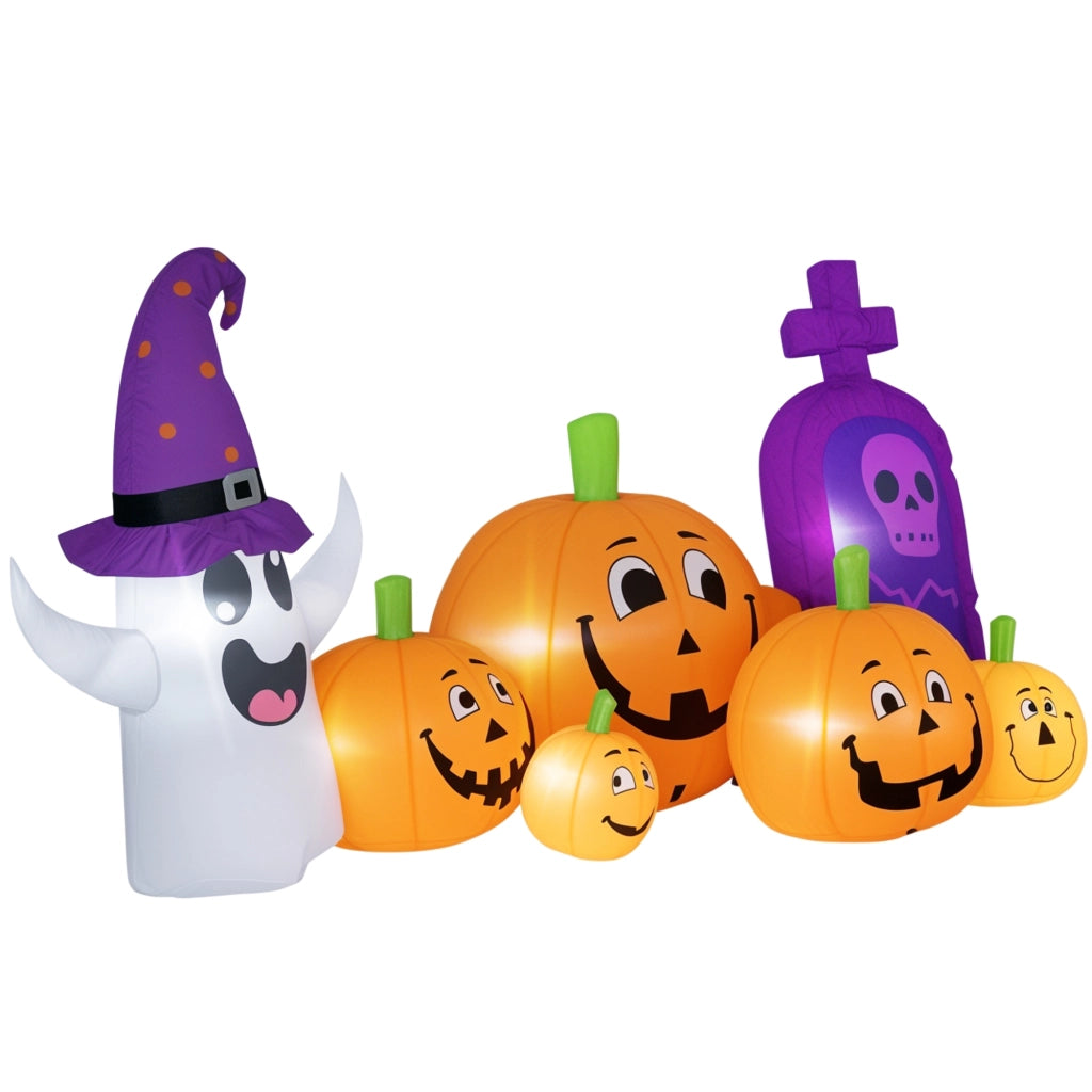 Zucche Inflabili Halloween ¨C Minimal ¨C 240x130x130 cm Multicolore