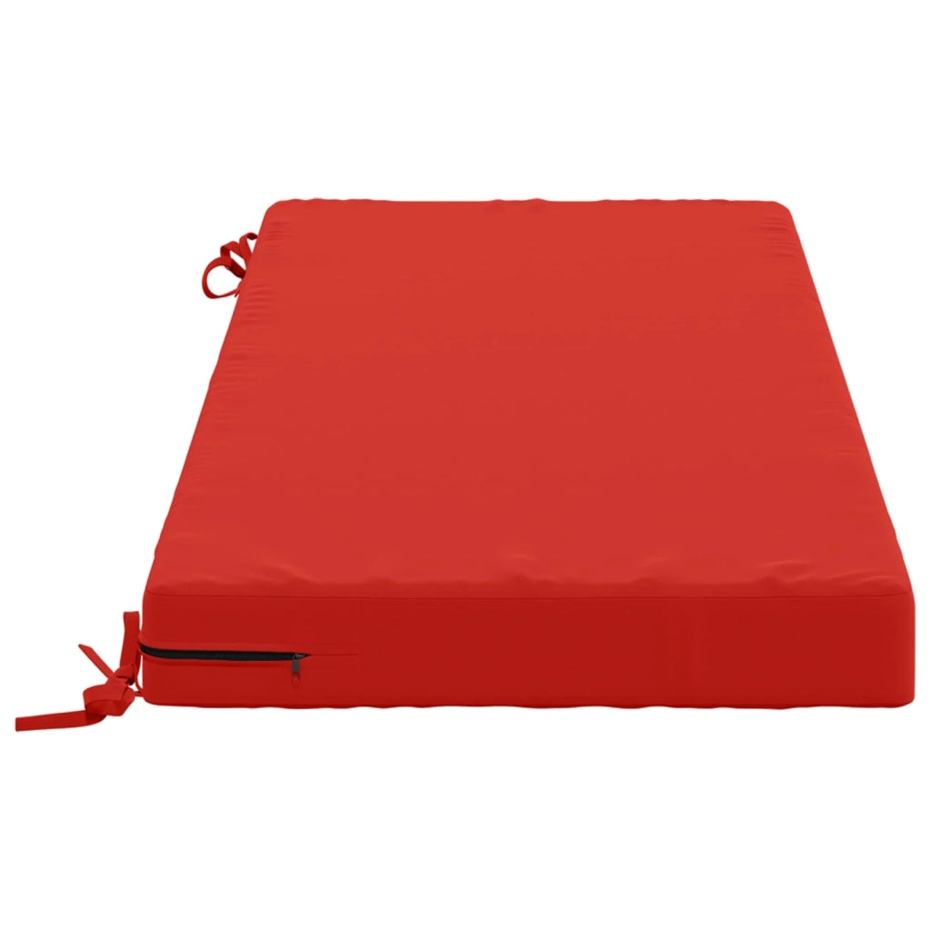 Cuscini per Panchina a 2 Pezzi SOEST 2 pz 100% Poliestere Rosso 950175