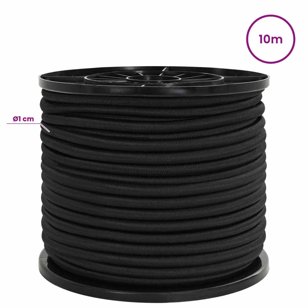 Corde Bungee 10 mm Nero PP e gomma 42047634