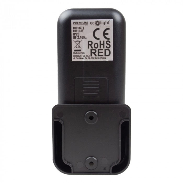Telecomando RF RT9 RGB/RGBW 4 zone touch nero Ecolight