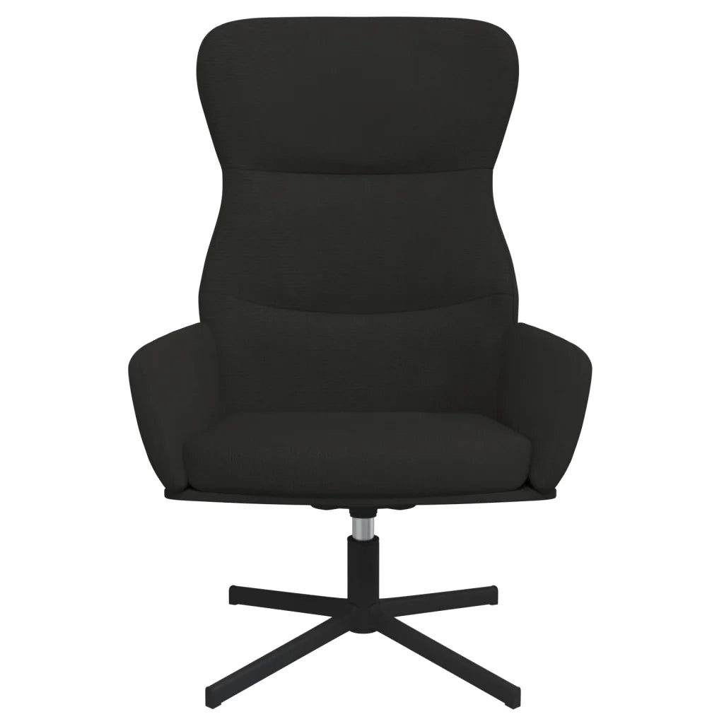 Poltrona Relax Nera in Velluto 341114