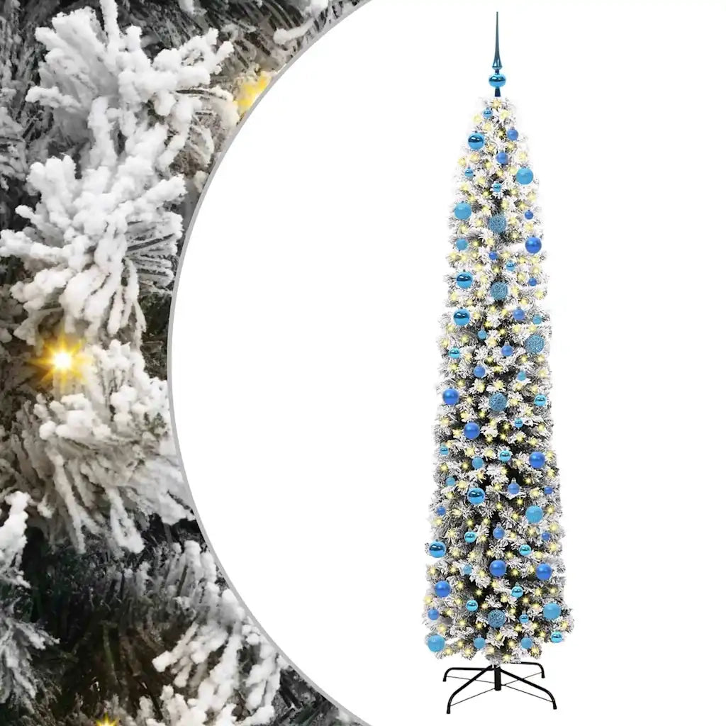 Albero di Natale | Decorazioni natalizie artificiale con 300 LED Verde 240 cm