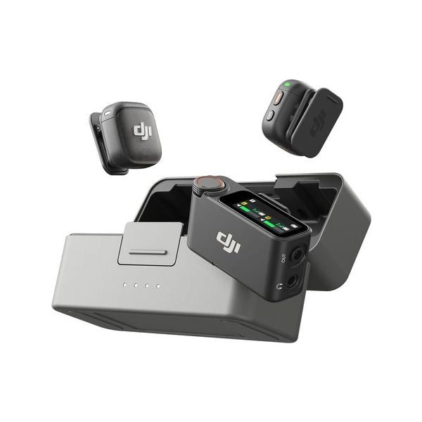 Microfono dji djmc30 mic 3 (2 tx+1 rx+charging case) black