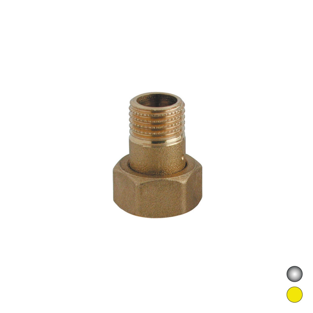 BOCCHETTONE CON O-RING E CALOTTA- 1/2 x 3/4 Giallo- RINAL- pezzi 1
