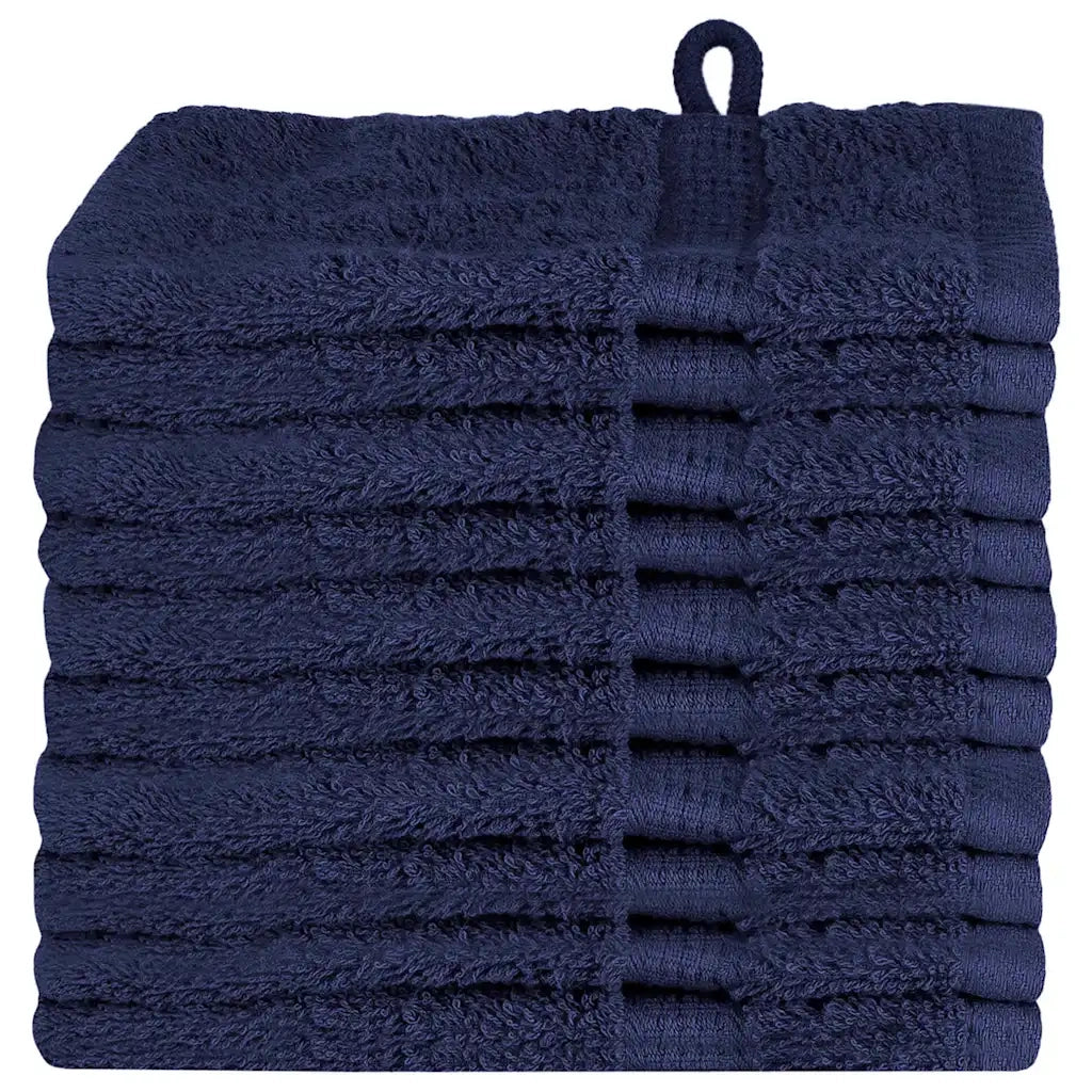 Asciugamano per Ospiti SOLUND 10 pcs Blu navy 15 x 21 cm 137250