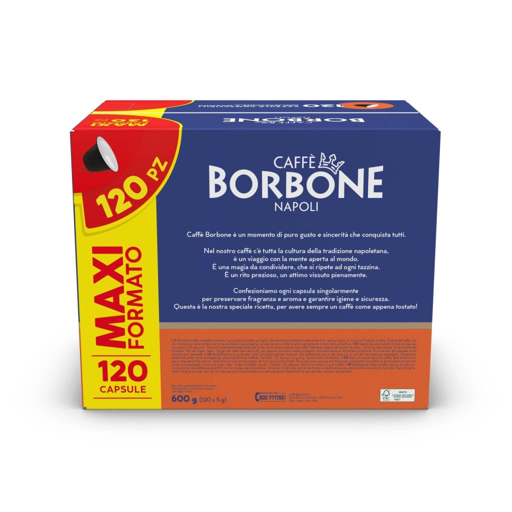 Caffè Borbone Capsule per Nespresso Nobile blu Capsule caffè 120 pz
